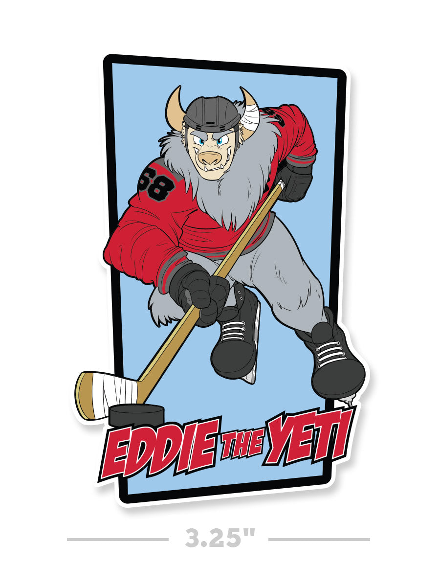Eddie the Yeti Sticker