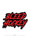 Bleed Hockey Logo Sticker